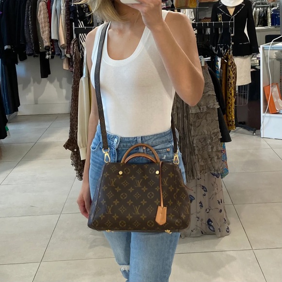 Authentic Louis Vuitton Montaigne bb Monogram. - Picture 12 of 12